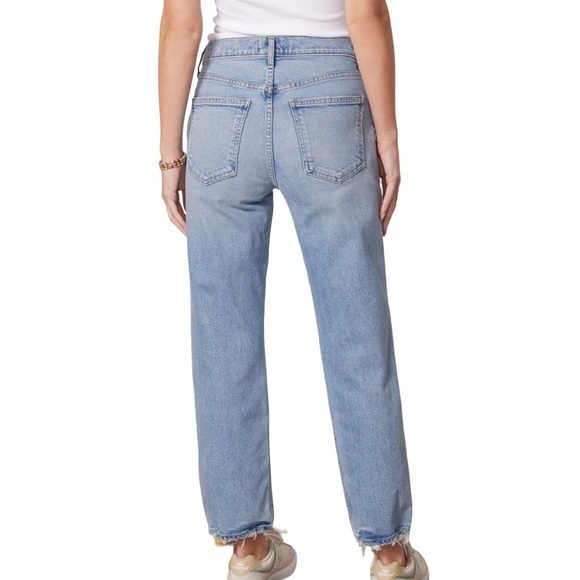 AGOLDE Kye Mid Rise Straight Leg Distressed Hem Medium
Blue Denim Jean Size 29 - Picture 2 of 11